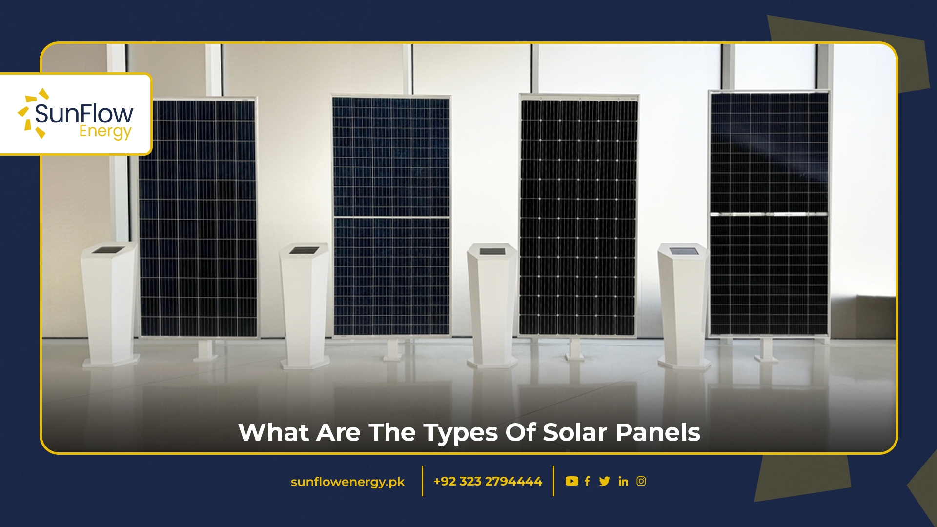 Types of solar panels